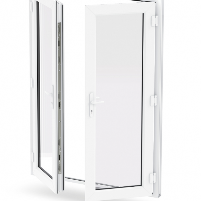 white french doors