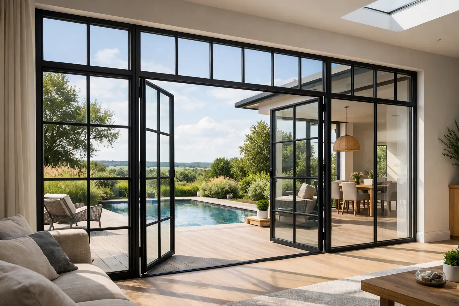 Steel Look Windows Extensions for Brighter Homes